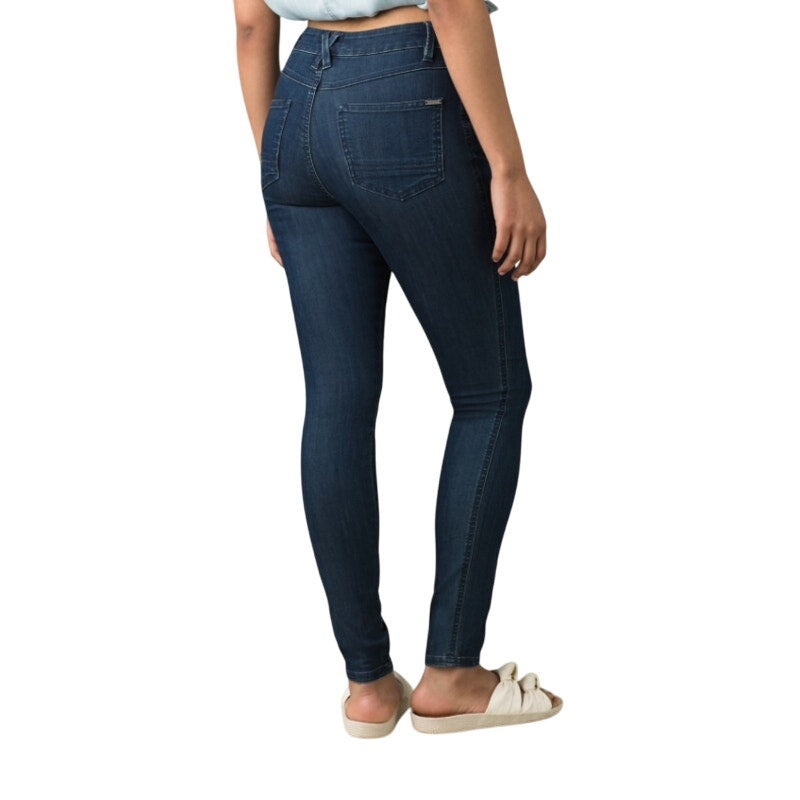 prAna Womens Oday Skinny Jeans Size 0 25x30 Indigo Blue High Rise Stretch NWT