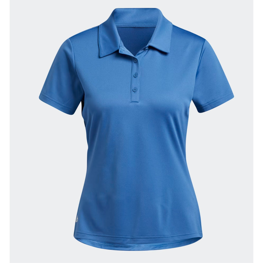 ADIDAS Women's Performance Primegreen Golf Polo Shirt XS Blue Short Sleeve NWT