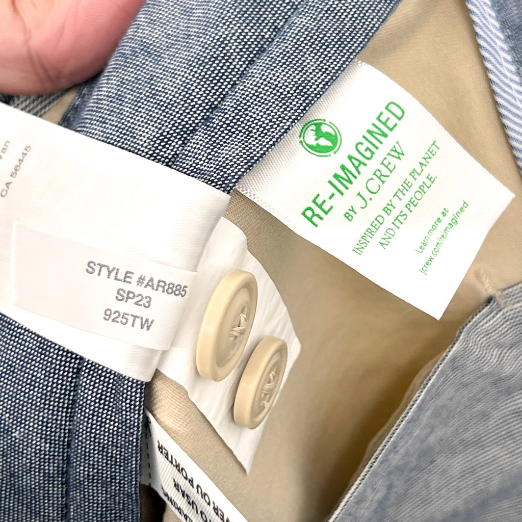J.CREW Mens 484 Slim-fit Stretch Chino Pants 30x30 Tan Weathered Chino AR885 NWT