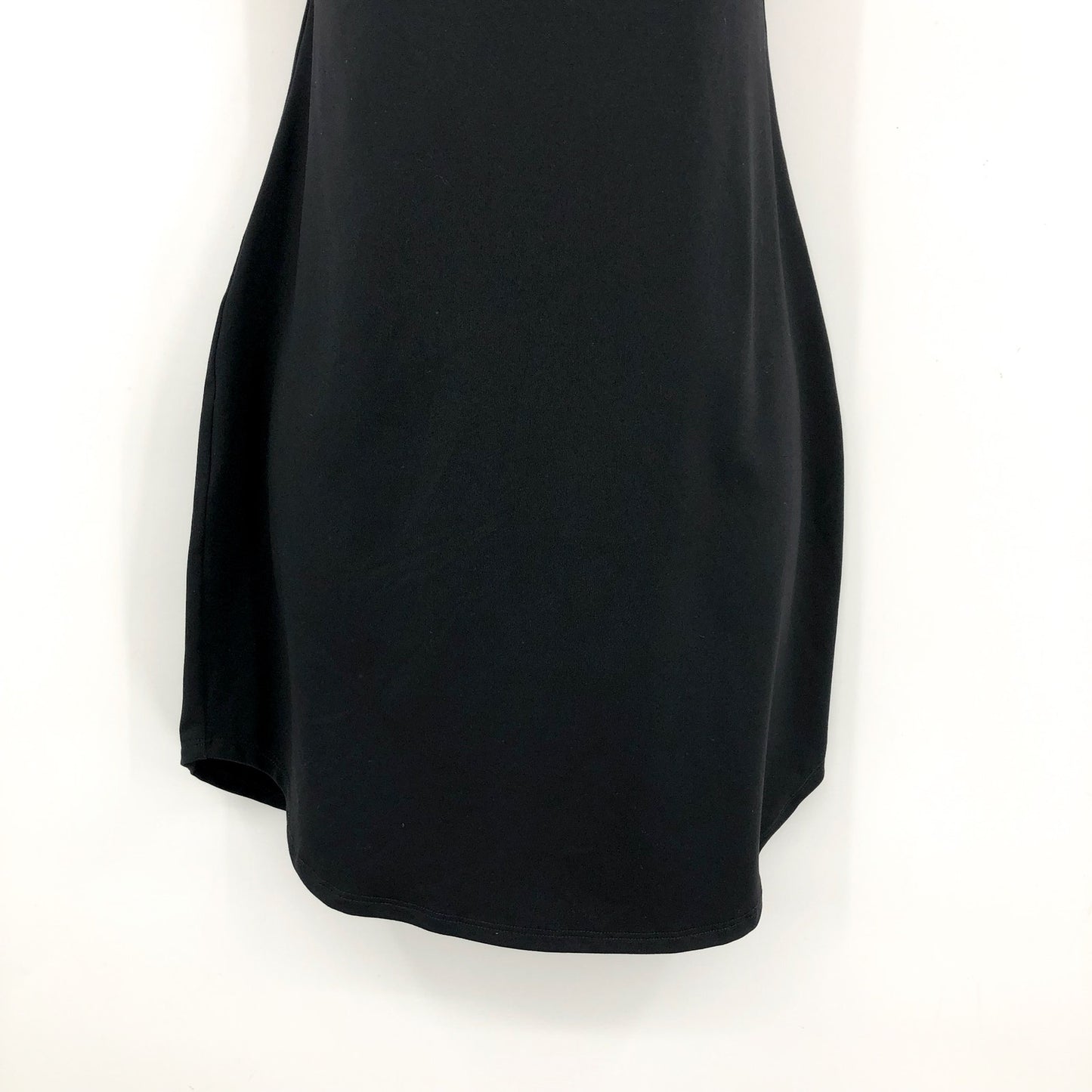 SUSANA MONACO Women's Tube Shirt Tail Dress Medium Black Jersey Stretch NWT