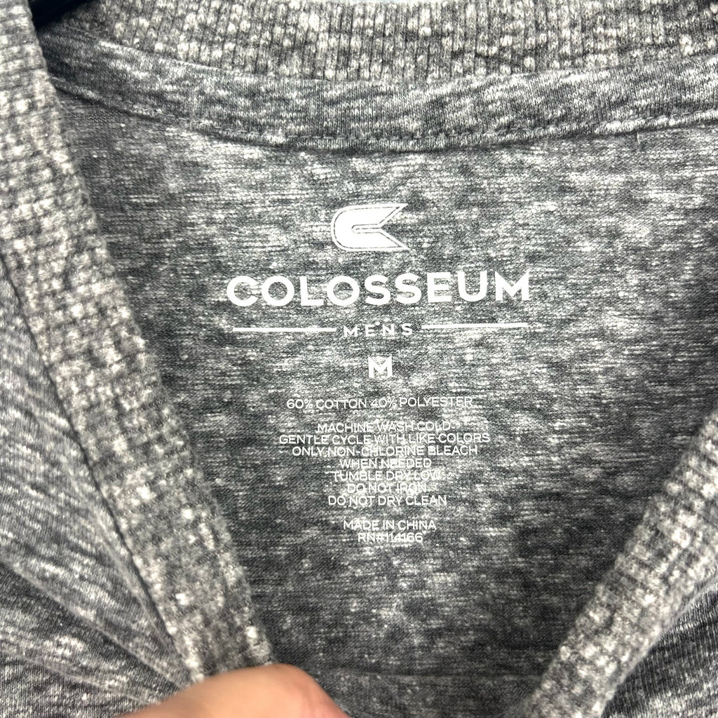 COLOSSEUM Mens Clemson Tigers Long Sleeve Tshirt Medium Grey Orange Crewneck NWT