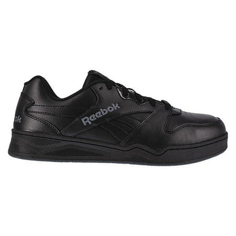Reebok Mens BB4500 CT Work Sneakers US 9 Wide Black Leather Slip Resistant NIB