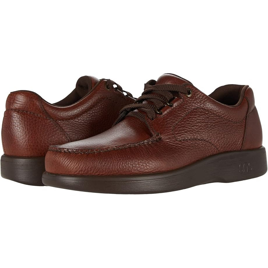 SAS Mens Bout Time Lace Up Shoes US 10.5 M EU 41 Brown Leather NIB