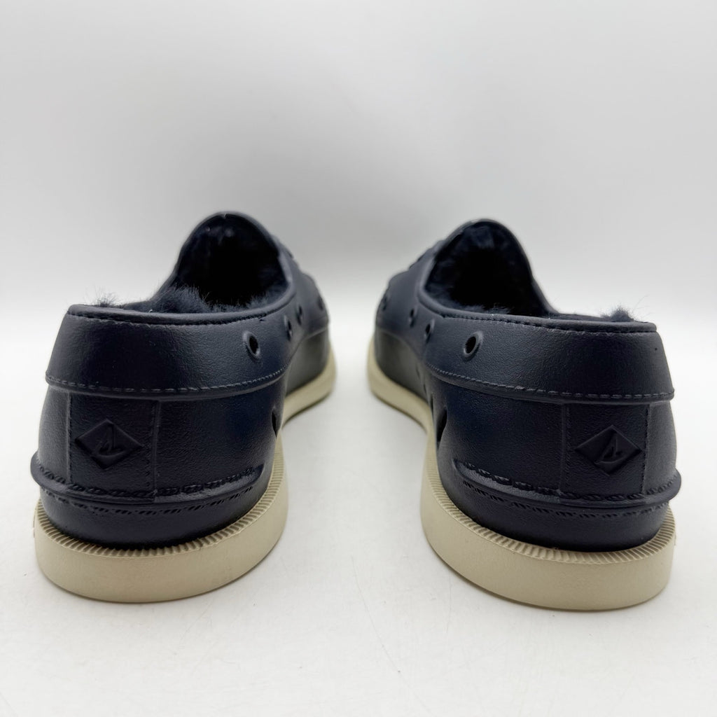 Sperry Mens Original Float Cozy Boat Shoes US 10 EU 43 Navy Blue NWOB