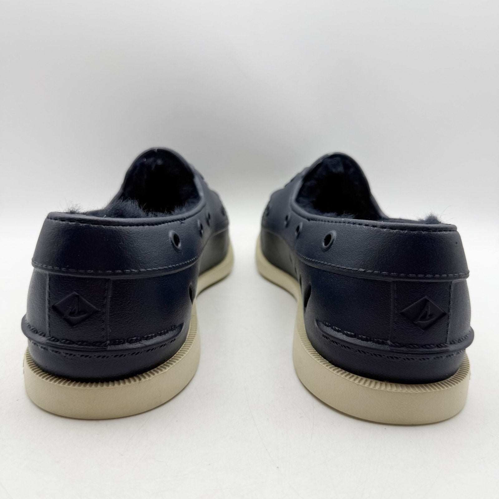 Sperry Mens Original Float Cozy Boat Shoes US 10 EU 43 Navy Blue NWOB