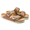 Birkenstock Womens Arizona Big Buckle Sandal EU 37 US 6 Narrow Brown Cognac NWOB