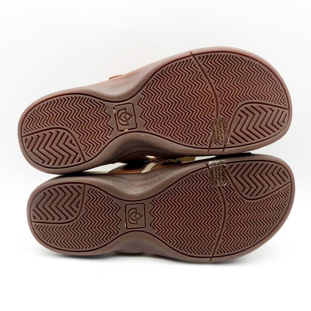 Spenco Womens Orchid Saddle Sandals 7.5 Wide EU 38D Cheetah Brown NIB