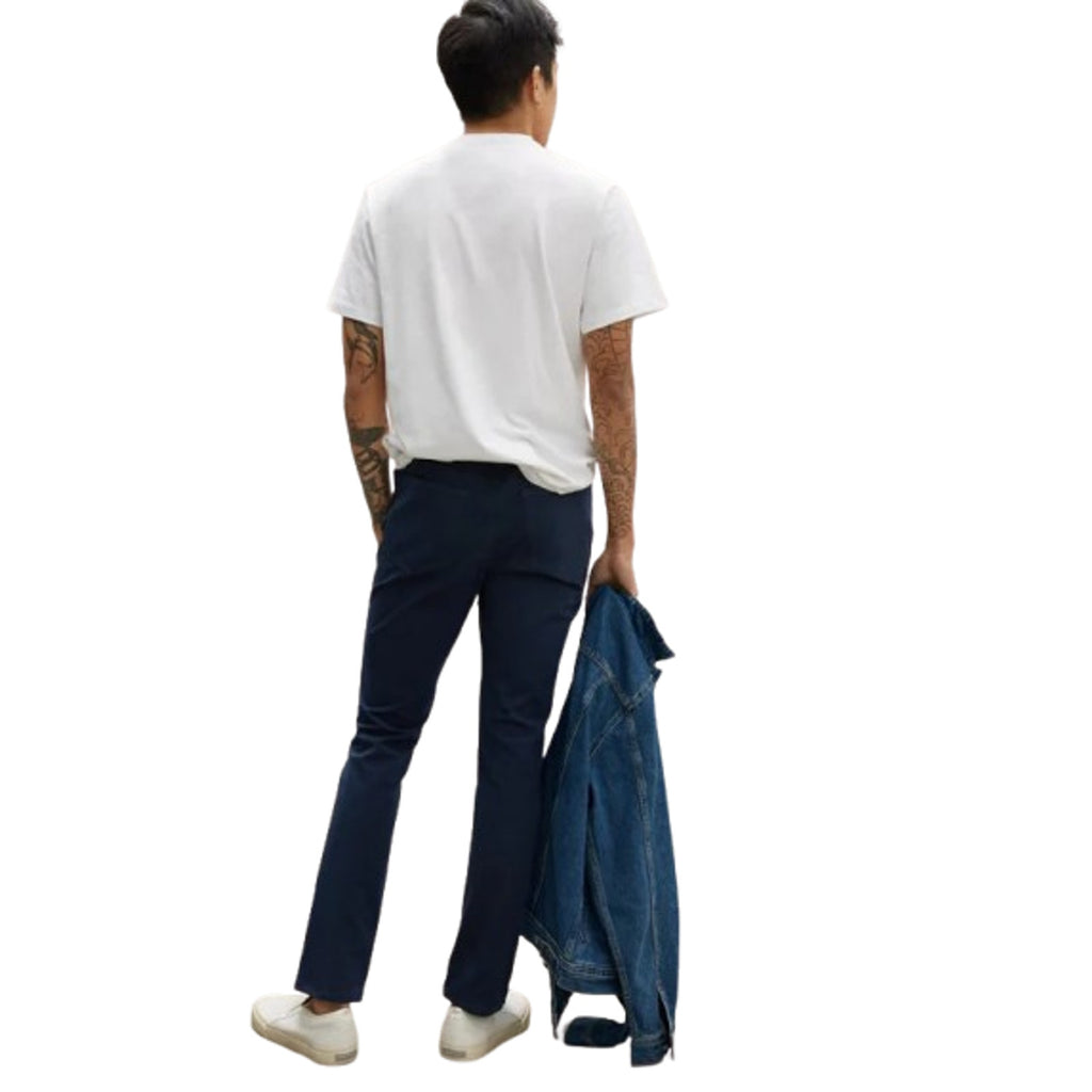 EVERLANE Men's The Performance 5-Pocket Pants 35x32 Navy Blue Stretch Chinos NWT