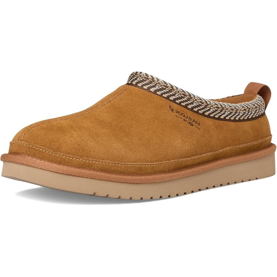 Koolaburra by UGG Mens Burree Slipper US 13 EU 46 Chestnut Brown Suede NIB