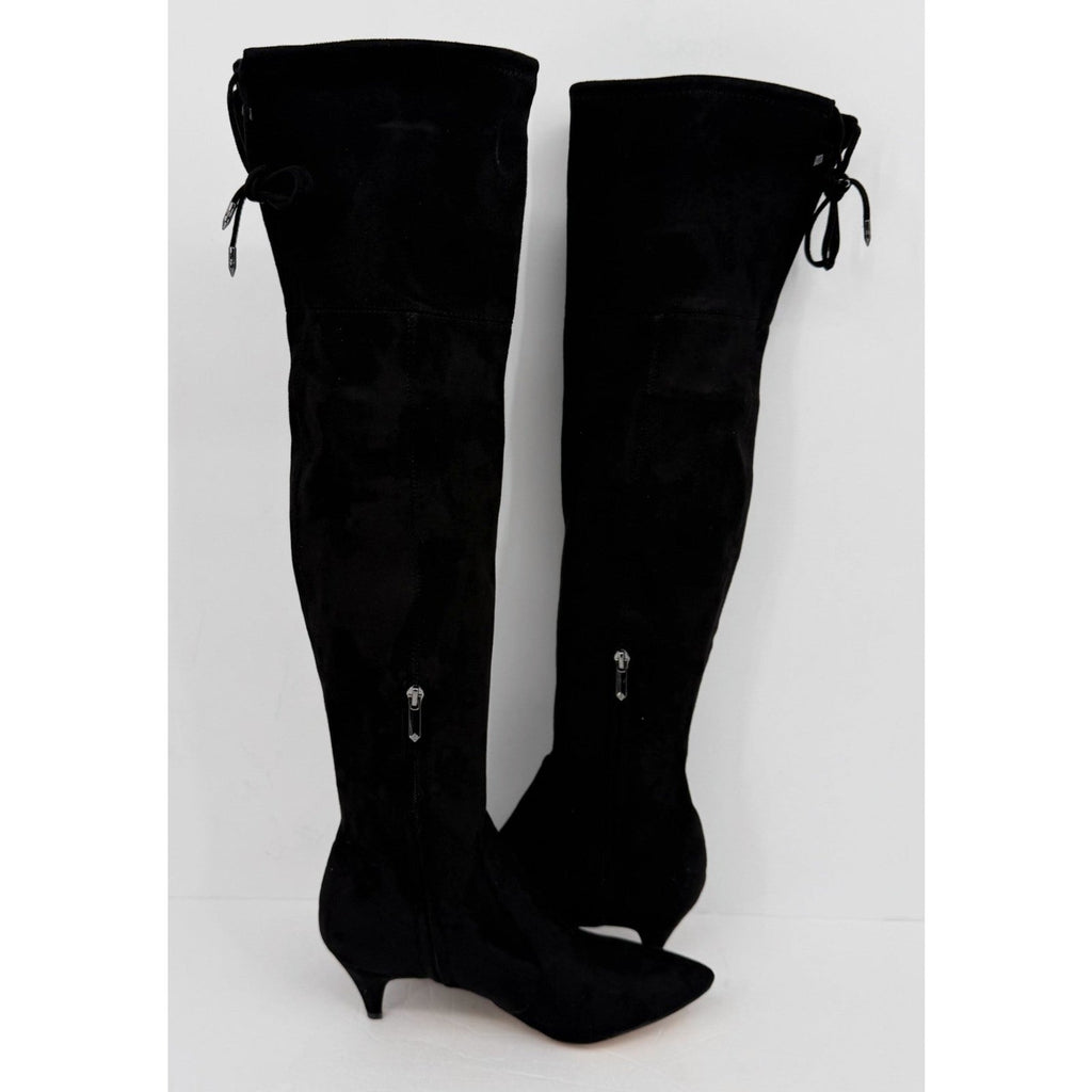 Sam Edelman Womens Kristie Over the Knee Boots Size 9 EU 39 Black Suede NWOB