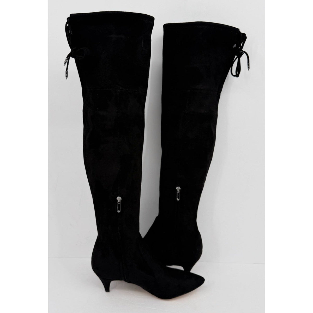 Sam Edelman Womens Kristie Over the Knee Boots Size 9 EU 39 Black Suede NWOB