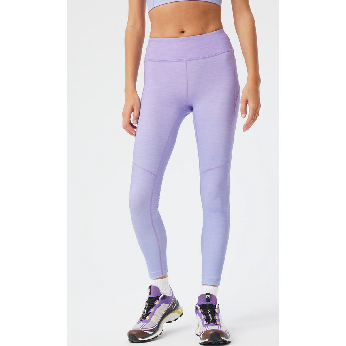OUTDOOR VOICES Women's TechSweat 7/8 Leggings XS Purple Blue Ombre NWT