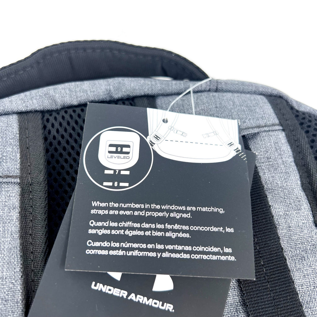 UNDER ARMOUR STORM Unisex Hustle Pro 6.0 Backpack Black/Gold Laptop Sleeve NWT