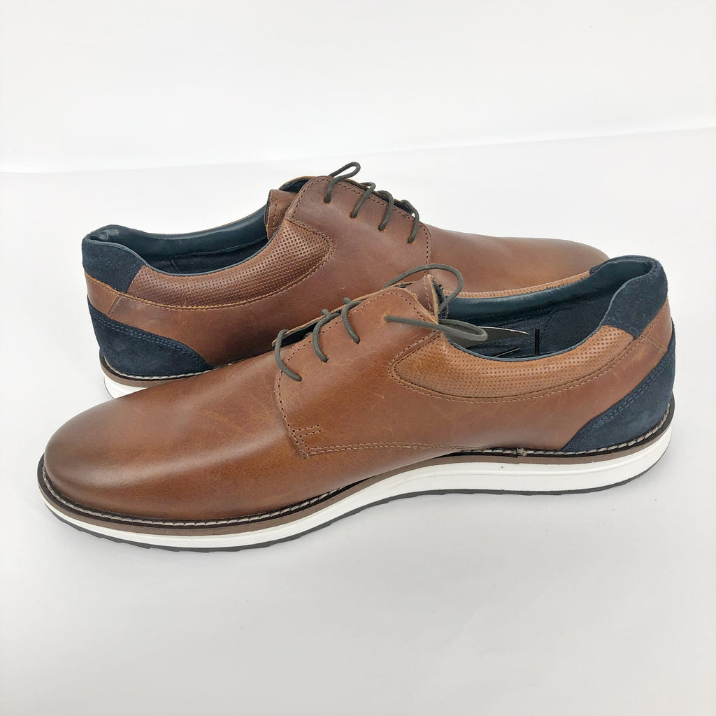 HAWKER RYE Men's Maverick Oxford Shoes 12 Brown Lace Up Leather Stitchfix NWOB