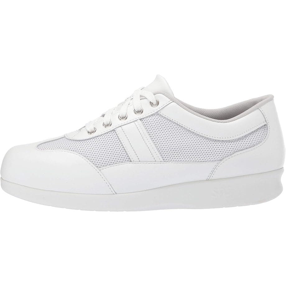 SAS Womens Free Time Comfort Walking Shoe US 9.5 Narrow EU 40 White Leather NIB