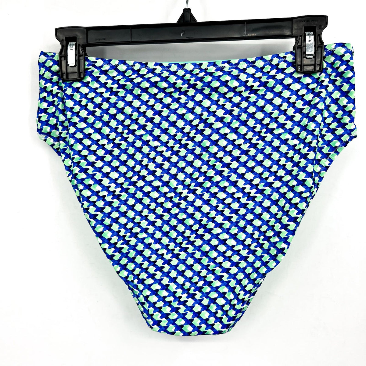 TOMMY BAHAMA Mosaic Bikini Bottoms Small Beach Glass Blue Palm Modern NWT