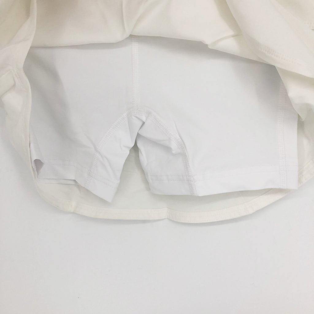 OUTDOOR VOICES Women's Hudson 4" Skort XXS White Skirt Lined Lightweight NWT