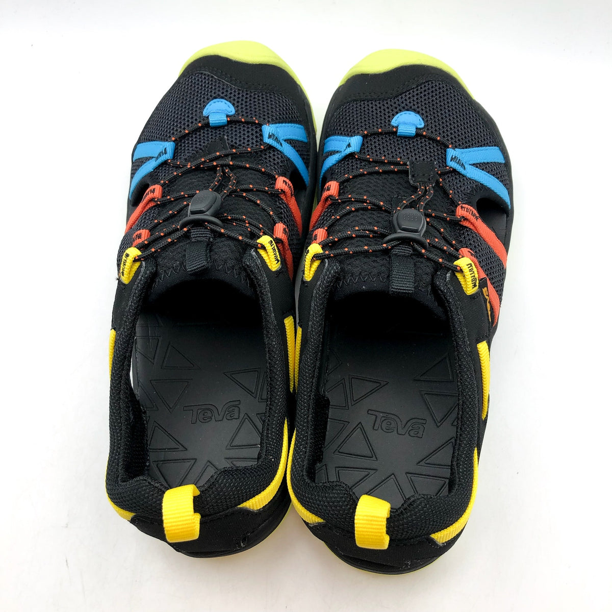 TEVA Kids Manatee Sport Sandals US 1 EU 32 Black Multicolor Breathable NIB