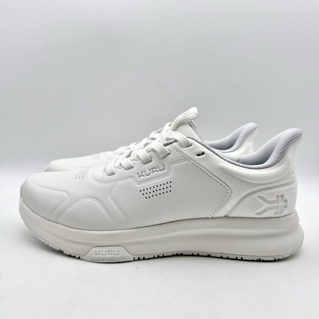 KURU Womens Shift Sneakers Size 7.5 EU 38 Bright White Anti Slip Athletic NIB