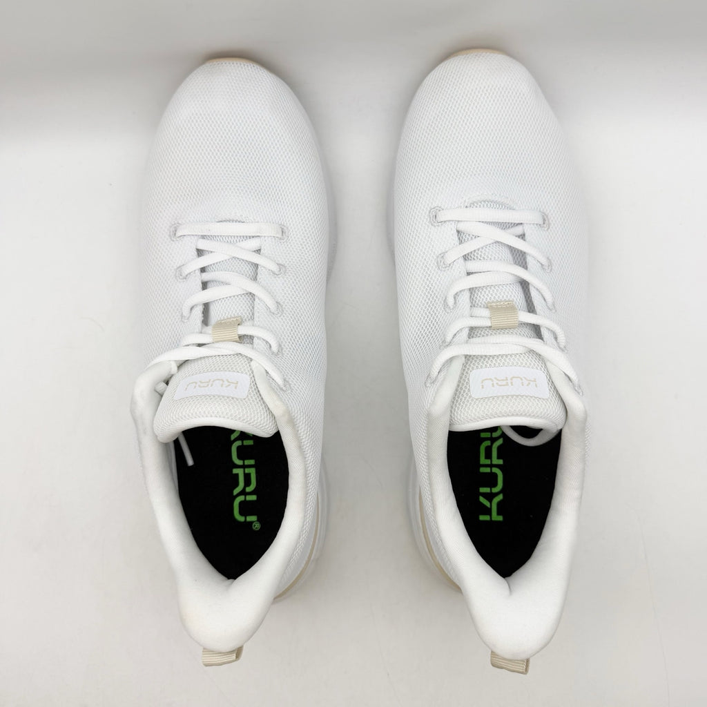 KURU Womens Flex Via Sneakers US 10 M White Athletic Shoes NWOB