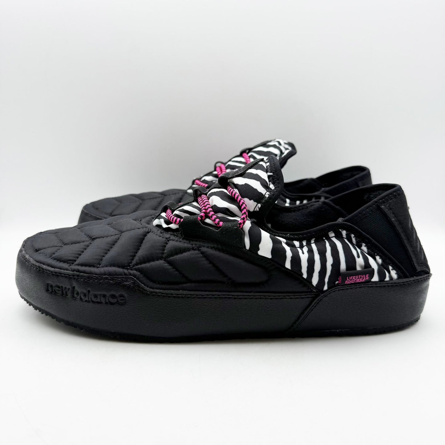 New Balance Mens MOCV2 Active Slip On Shoe US 14 Black Zebra Water Resistant NIB