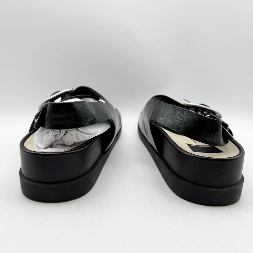 Dolce Vita Womens Starla Platform Sandals Size 10 Black Silver NWOB