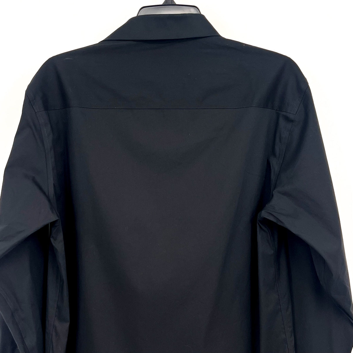 ALFANI Men's Regular-Fit Button Down Dress Shirt Small Black Long Sleeve NWT
