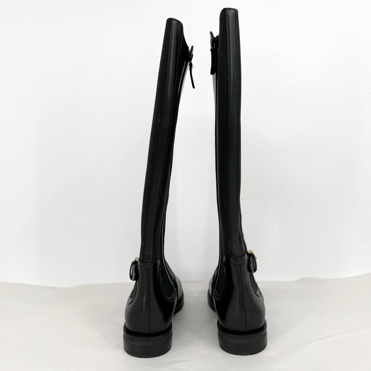 Cole Haan Womens Celestina Knee High Boots Size 8.5 M EU 39 Black Leather NIB