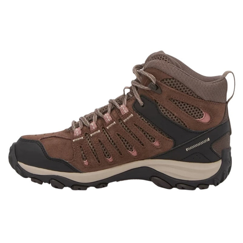 Merrell Womens Crosslander 3 Hiking Mid Boots US 8 Brown Black Waterproof NWOB