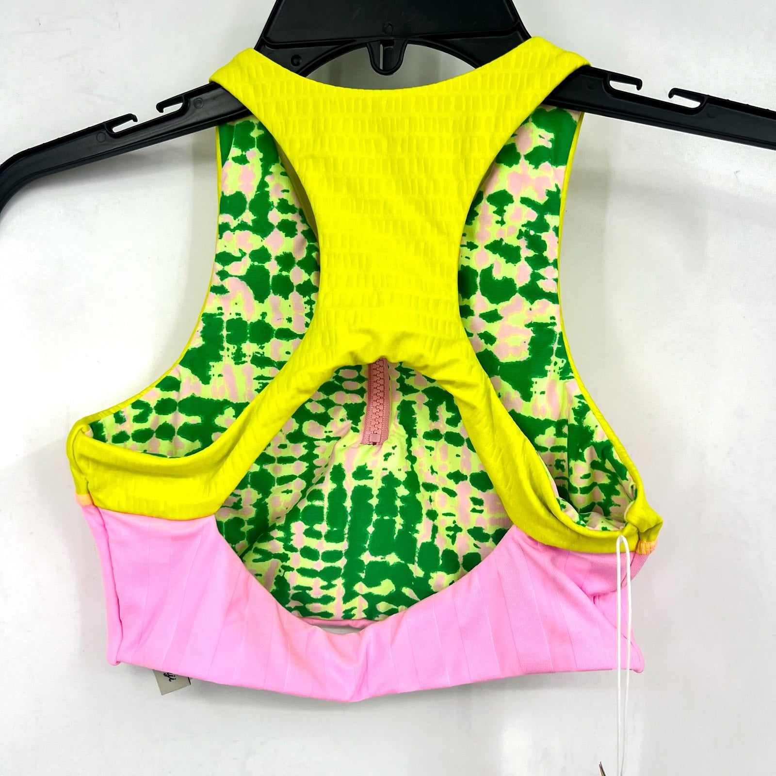MAAJI Girl's Reversible Blush Rose Poppy Swim Set Size 12 Pink Green Multi NWT