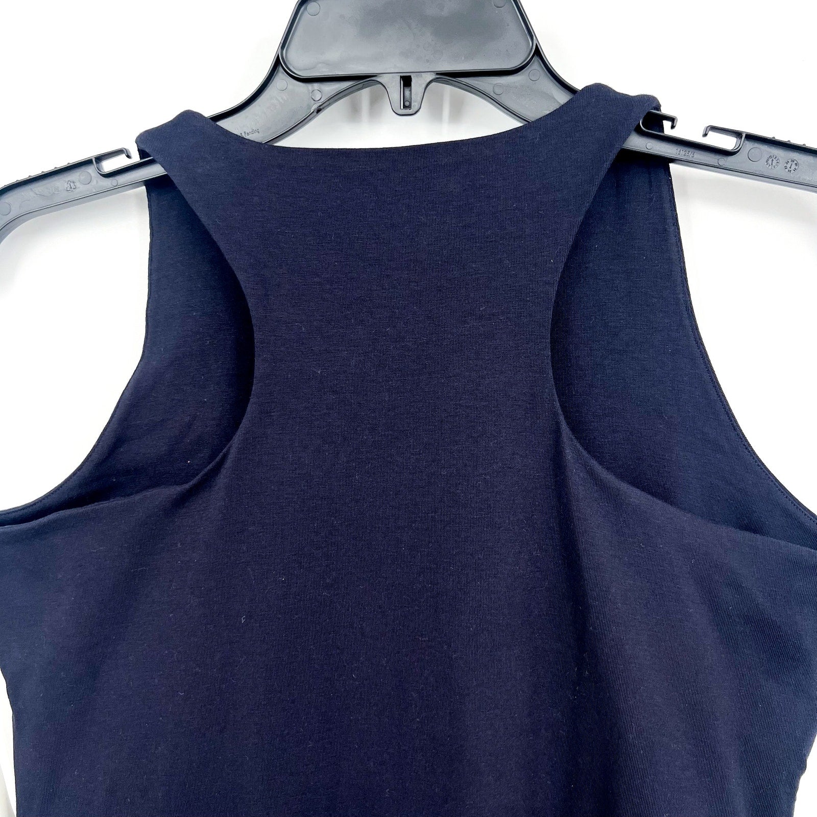 EILEEN FISHER Womens Organic Cotton Stretch Jersey Tank Small Dark Navy Blue NWT