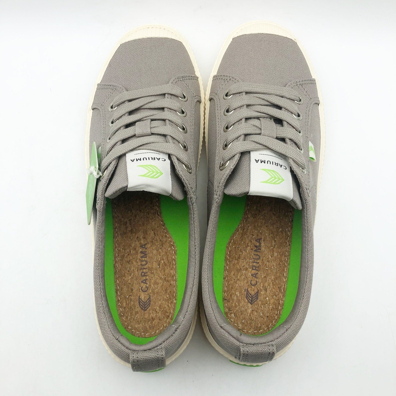 Cariuma OCA Low Canvas Sneakers Men's 9.5 Women's 11 Mystic Grey NIB