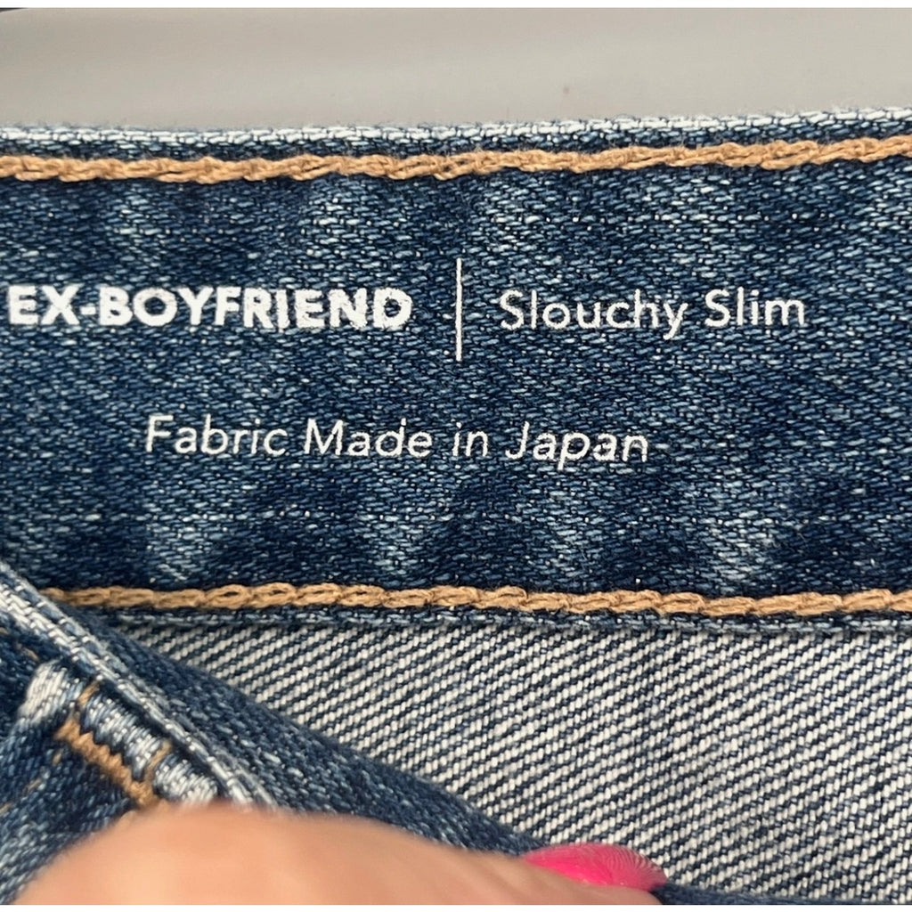 AG ADRIANO GOLDSCHMIED Women's Ex-Boyfriend Jeans Size 26R Blue Landmark NWT