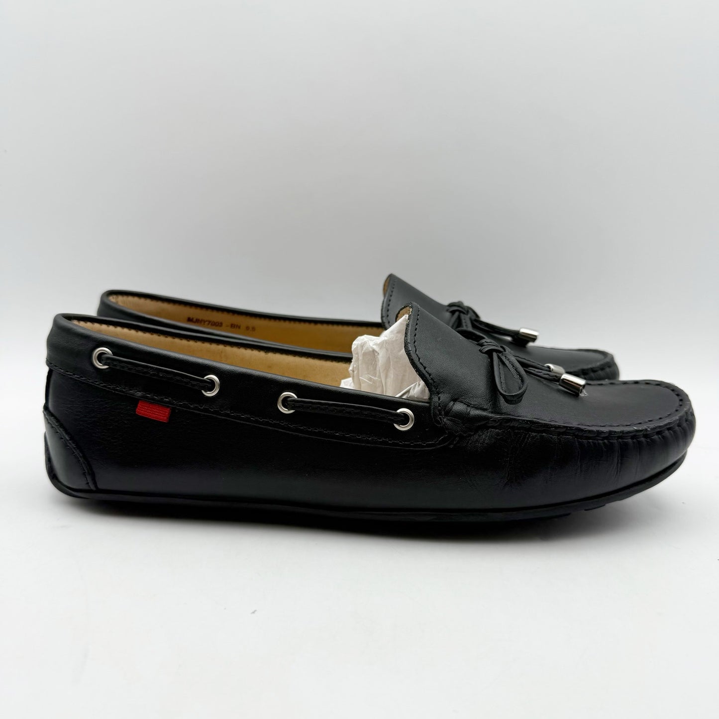 Marc Joseph New York Womens Riverview Loafers US 9.5 M Black Leather NIB