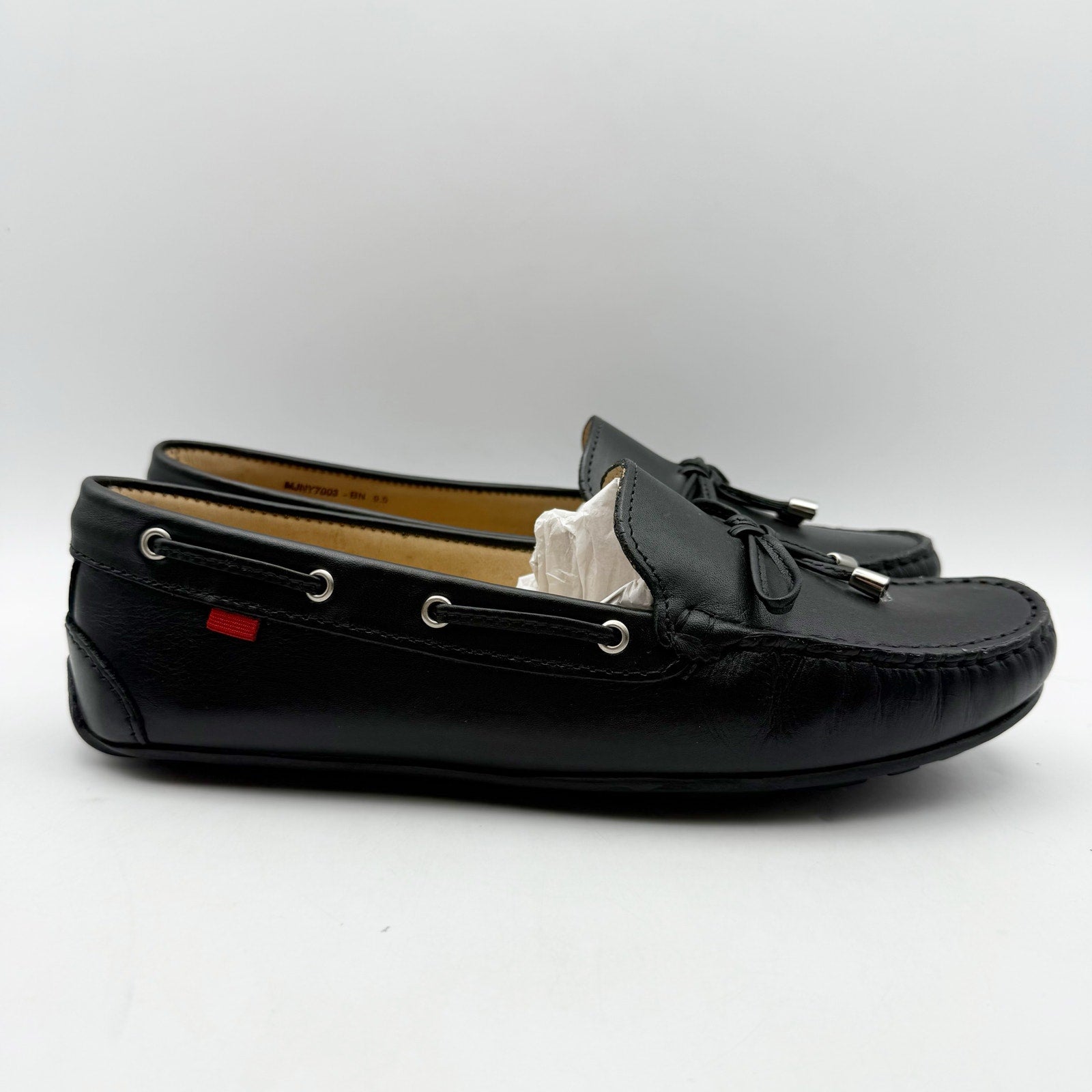 Marc Joseph New York Womens Riverview Loafers US 9.5 M Black Leather NIB