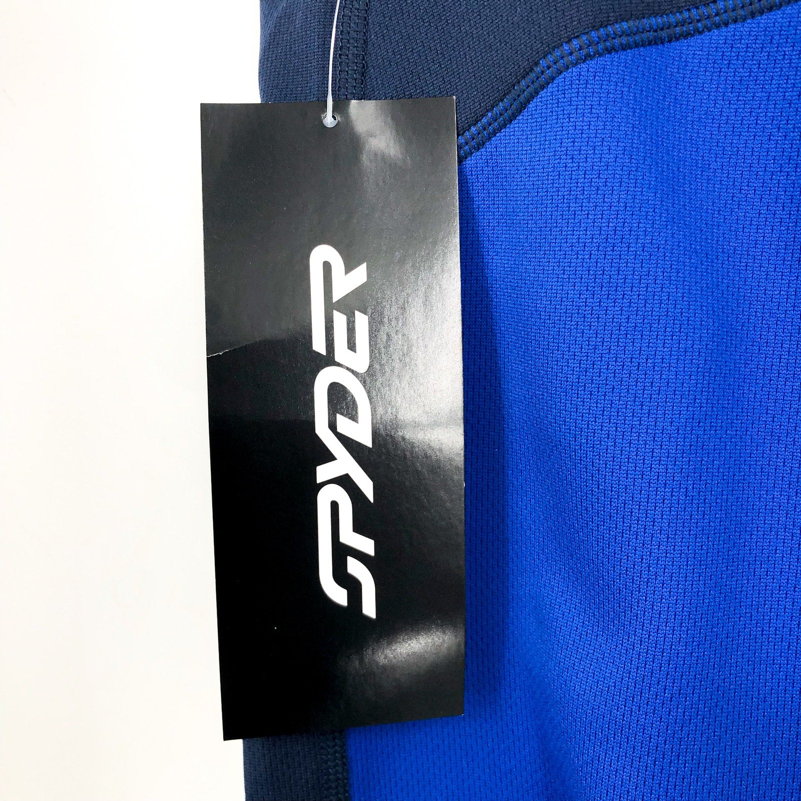 SPYDER Women's Charger Pants Large Electric Blue Base Layer Leggings NWT