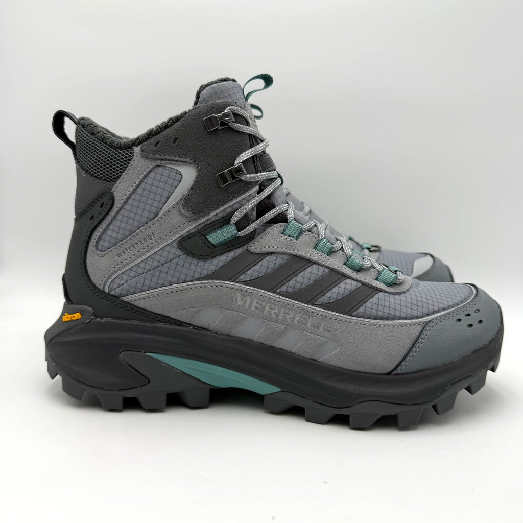 Merrell Womens Moab Speed 2 Thermo Mid Hiking Boot Size 10.5 Gray WP J038190 NIB