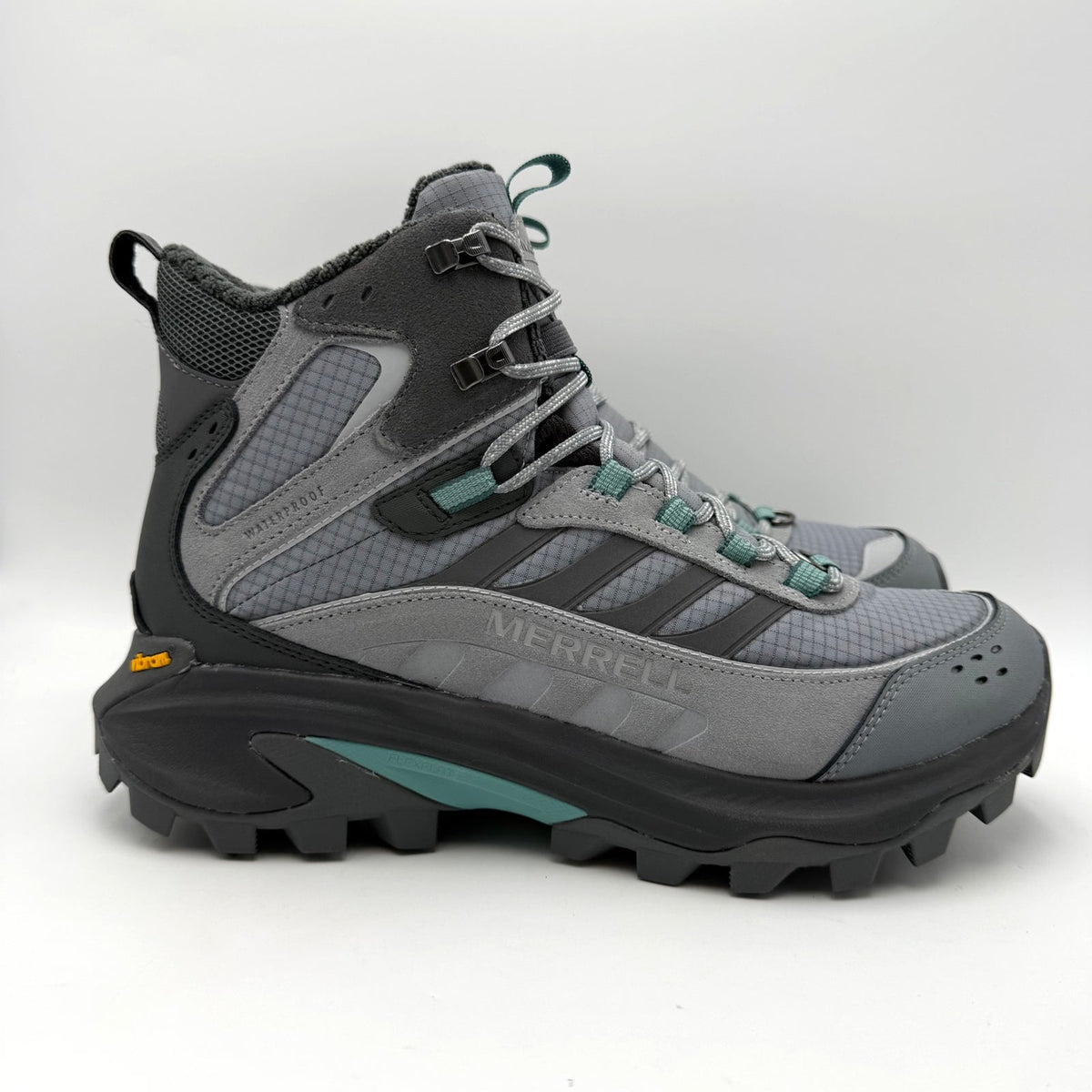 Merrell Womens Moab Speed 2 Thermo Mid Hiking Boot Size 10.5 Gray WP J038190 NIB