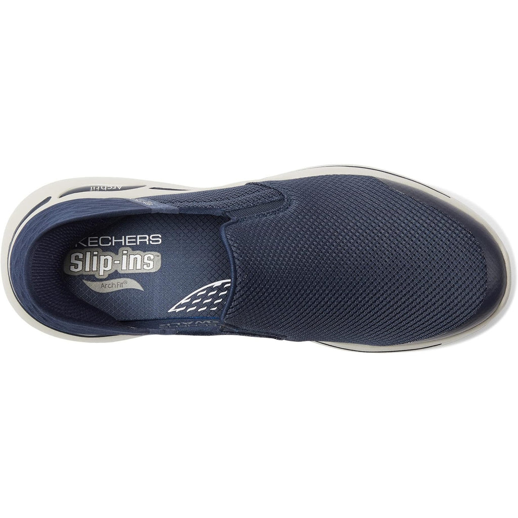 Skechers Mens Performance GO Walk Arch Fit Slip In Sneakers US 9.5 XW Blue NIB