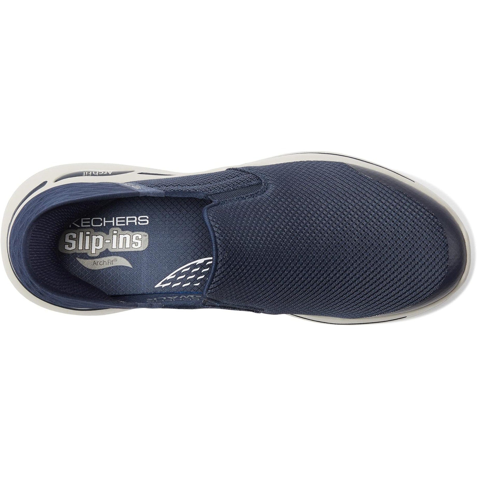 Skechers Mens Performance GO Walk Arch Fit Slip In Sneakers US 9.5 XW Blue NIB