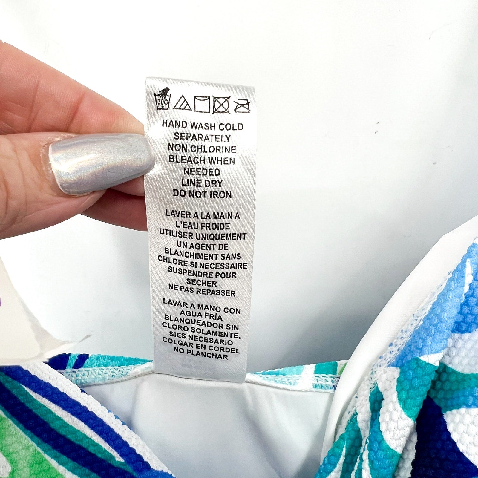 TOMMY BAHAMA Marina Underwire Tankini Medium Beach Glass Blue Island Cays NWT