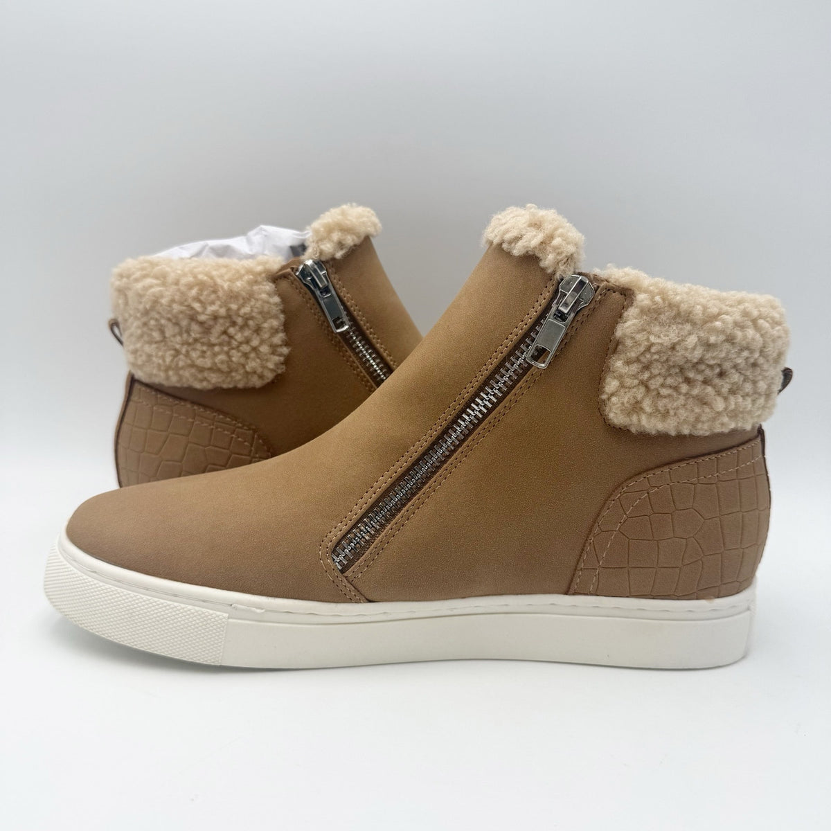 Dolce Vita Womens Adelyne Ankle Booties Size 7.5 Camel Tan NWOB