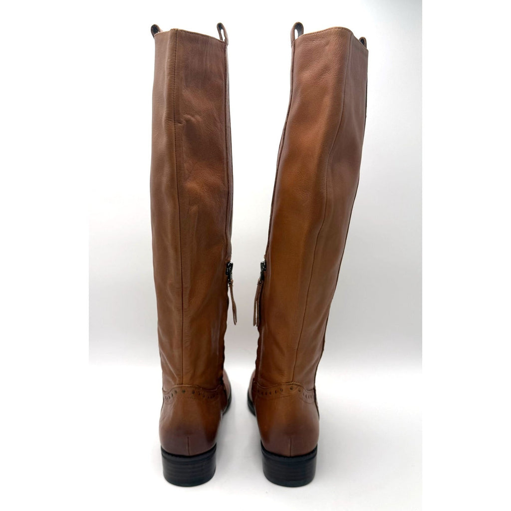 Sam Edelman Womens Prina Knee High Riding Boots Size 8 EU 38 Light Brown NWOB