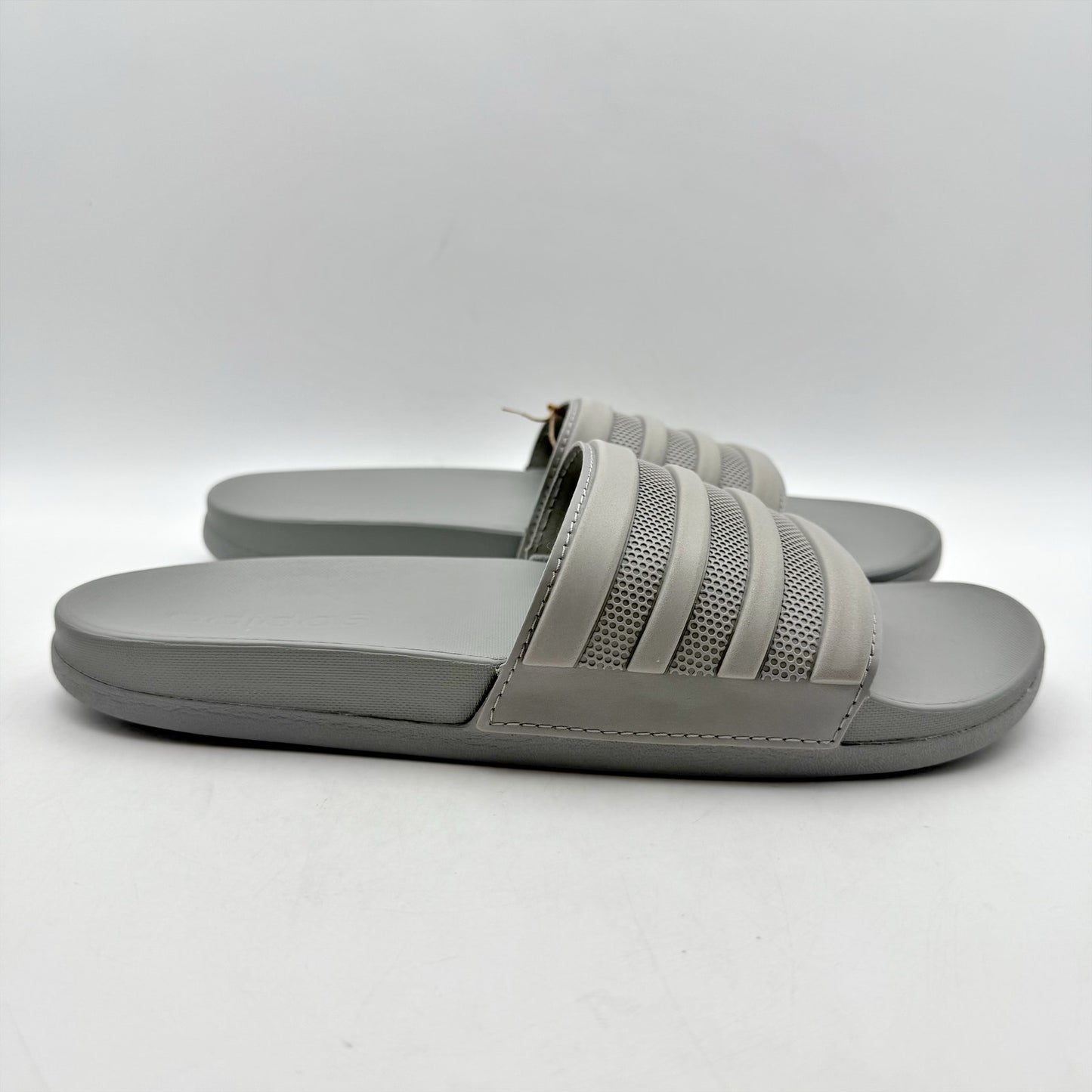 Adidas Mens Adilette Comfort Mono Slide Sandals US 7 Grey Casual NIB
