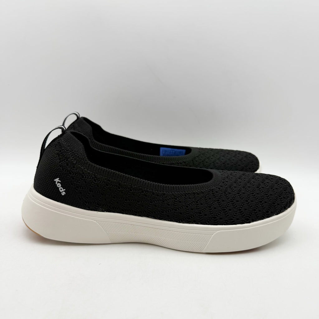 Keds Womens BlissWalk Skimmer Casual Shoes Size 7.5 M EU 38 Black Slip On NIB