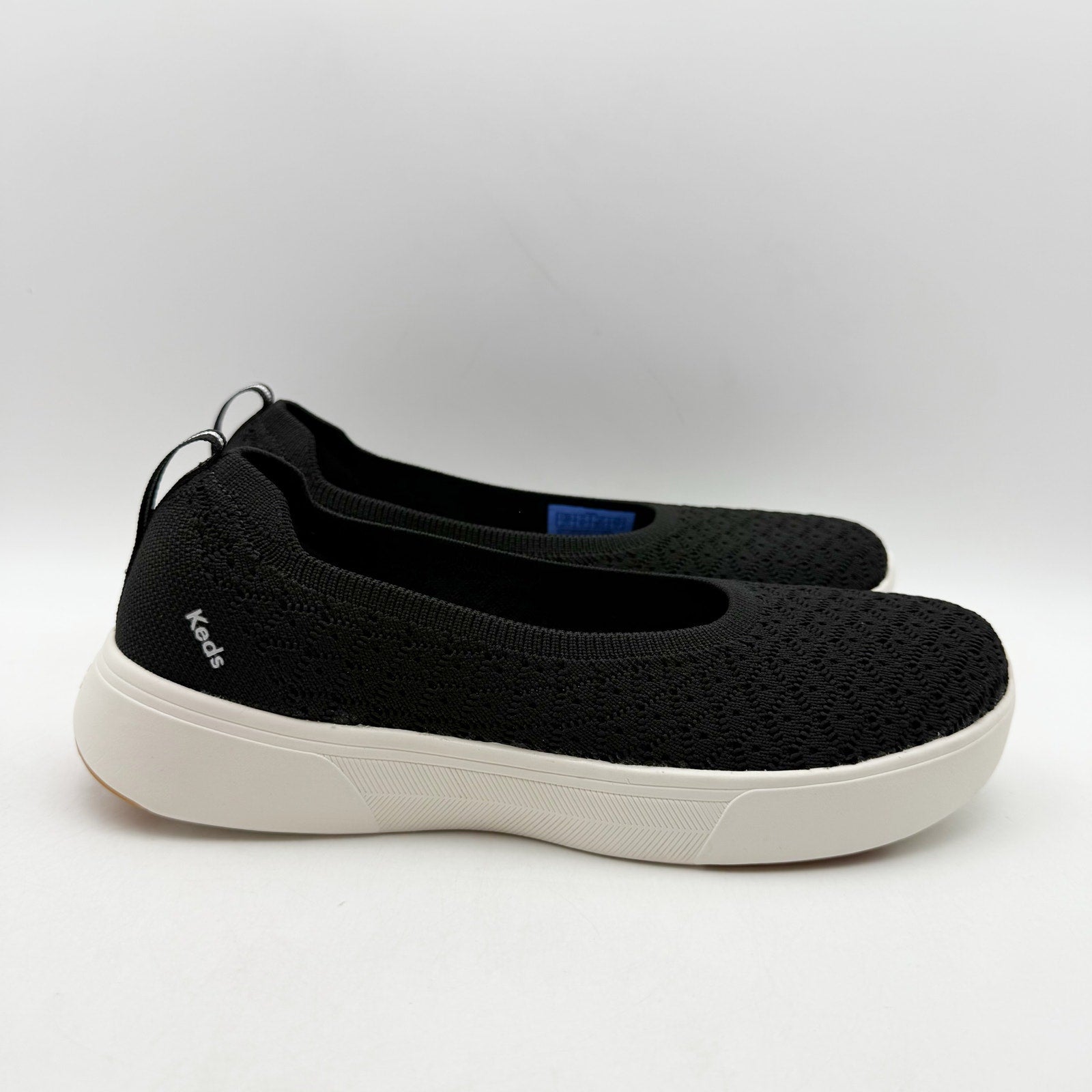 Keds Womens BlissWalk Skimmer Casual Shoes Size 7.5 M EU 38 Black Slip On NIB