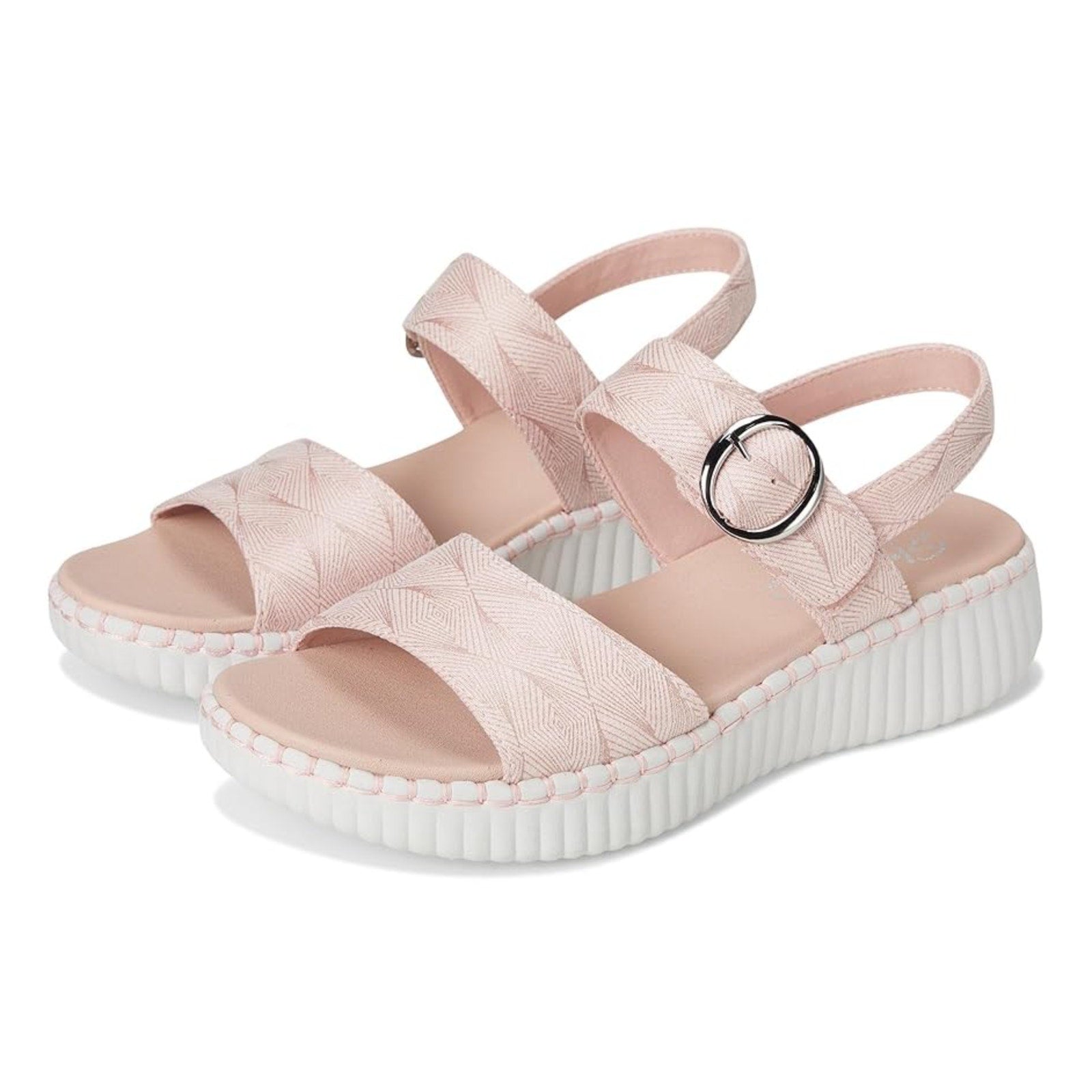 SKECHERS Womens Wilshire Boulevard Illusion of Love Sandals Size 8 Pink NIB