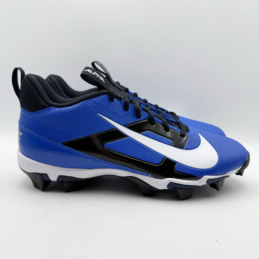Nike Mens Alpha Menace 4 Shark Football Cleats US 11 Blue White NWOB