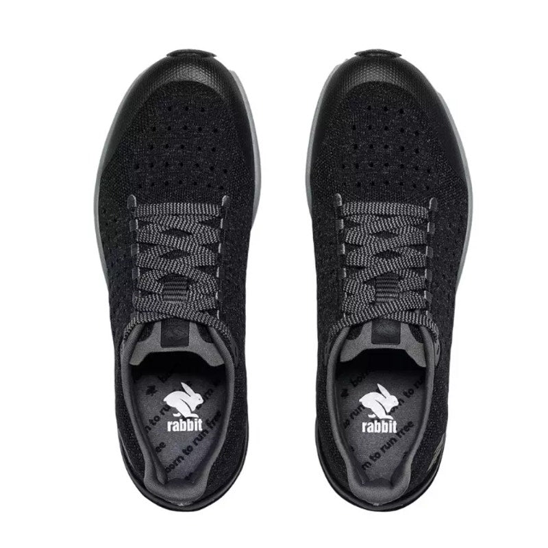 Rabbit Mens Dream Chaser Running Shoes Size 11 Black White Athletic Sneakers NIB