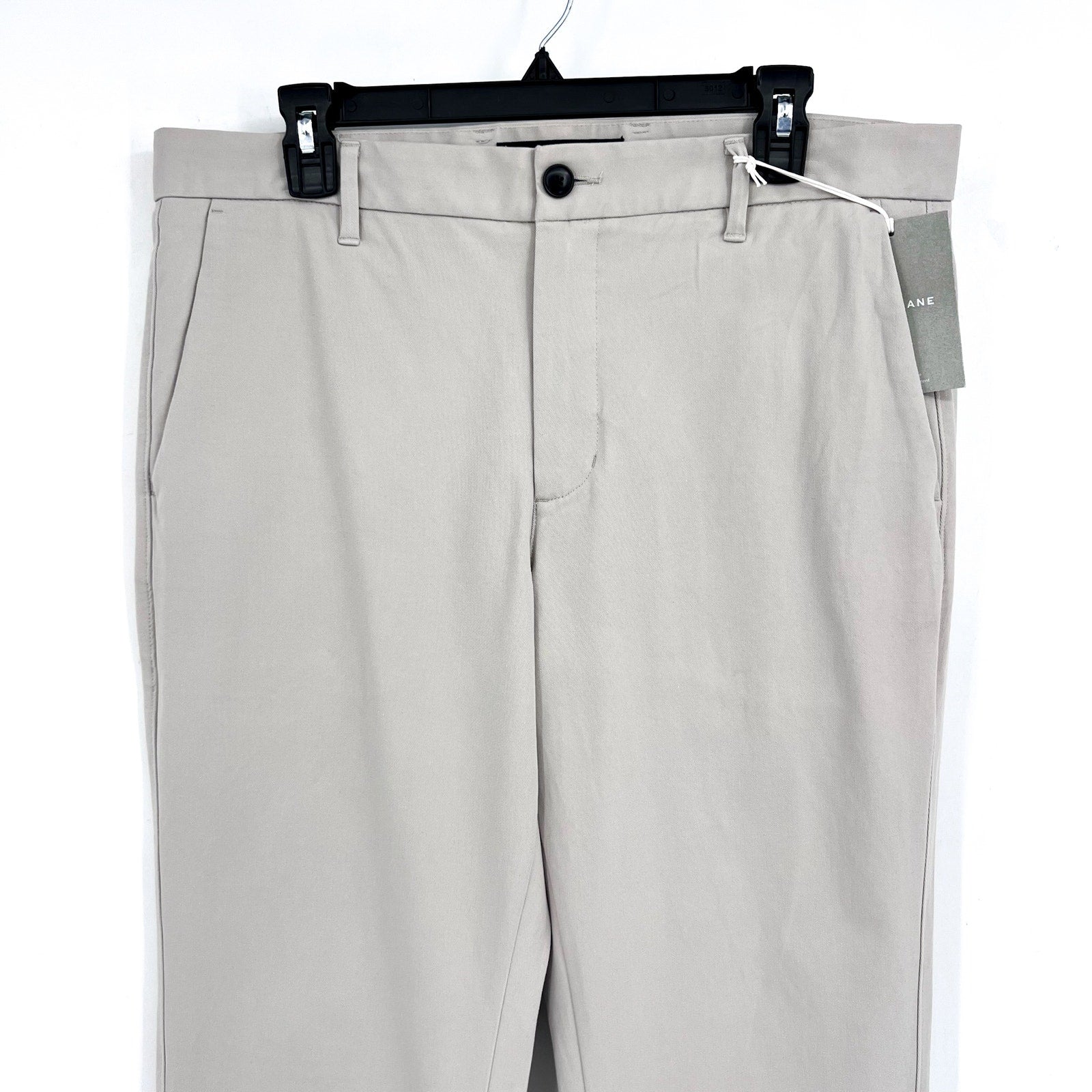 EVERLANE Men's Uniform Performance Chino 34x30 Stone Grey Pants NWT